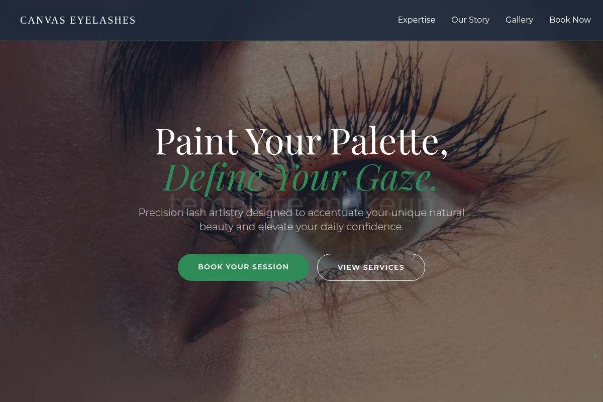 Canvas Eyelashes
