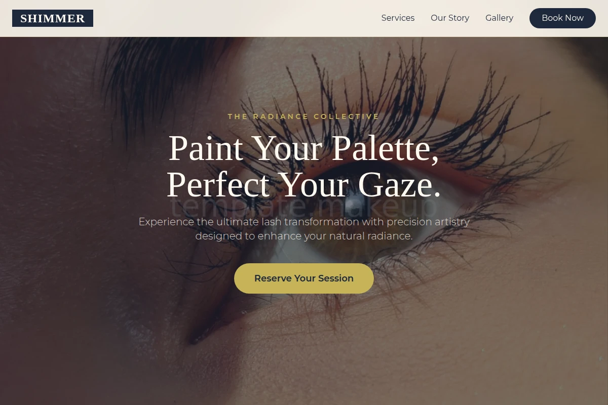 Shimmer Eyelashes